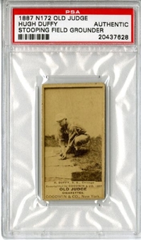 1887 N172 Old Judge Hugh Duffy Fielding Grounder PSA Authentic
(PSA 1 of 1)